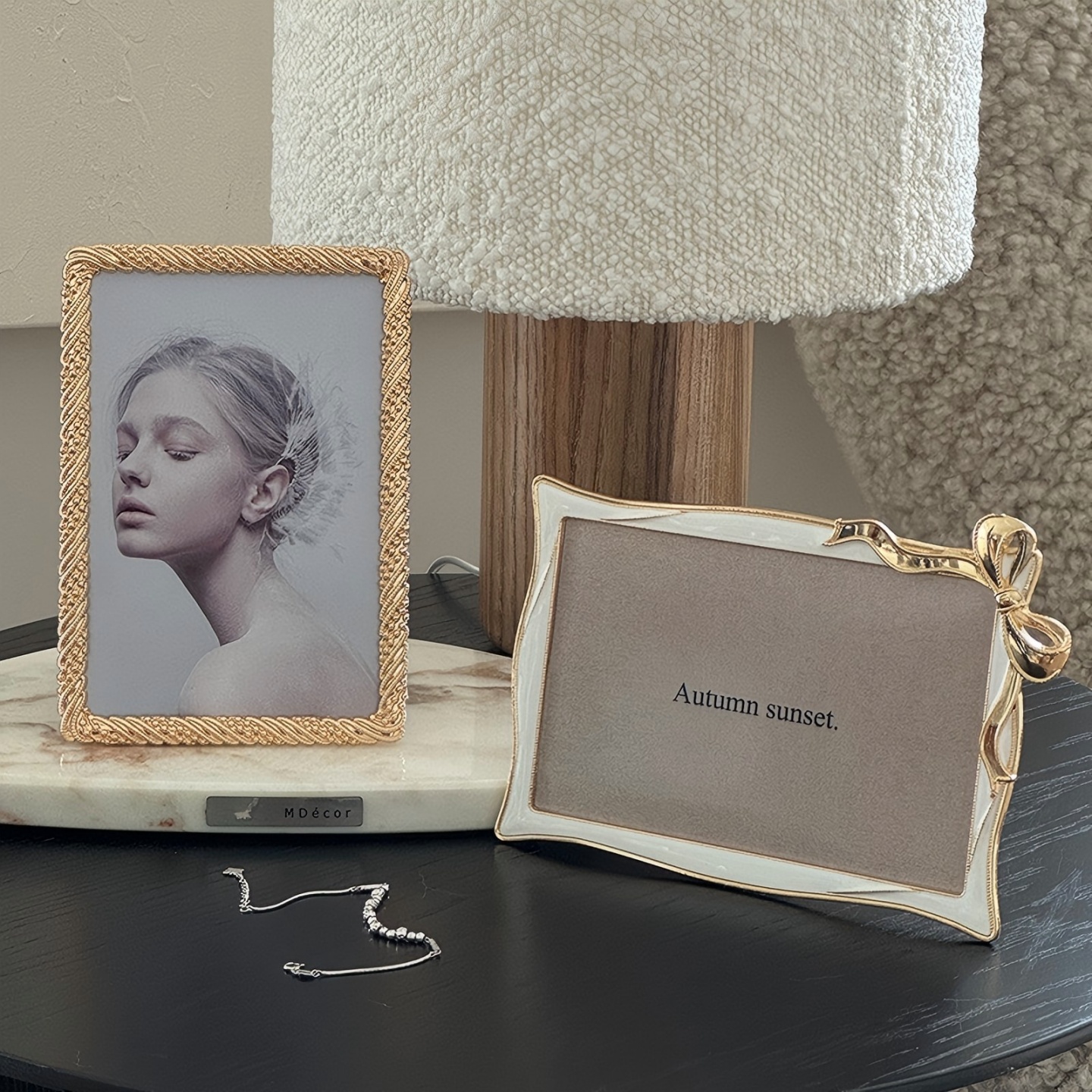 赫本家法式轻奢高级感相框婚纱照