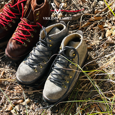 CFS灰色牛反绒！水洗做旧户外靴
