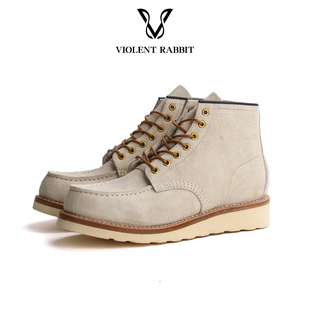 VR兔爷 瑕疵孤品断码875工装靴固特异8111伞兵靴马丁靴低帮男皮鞋