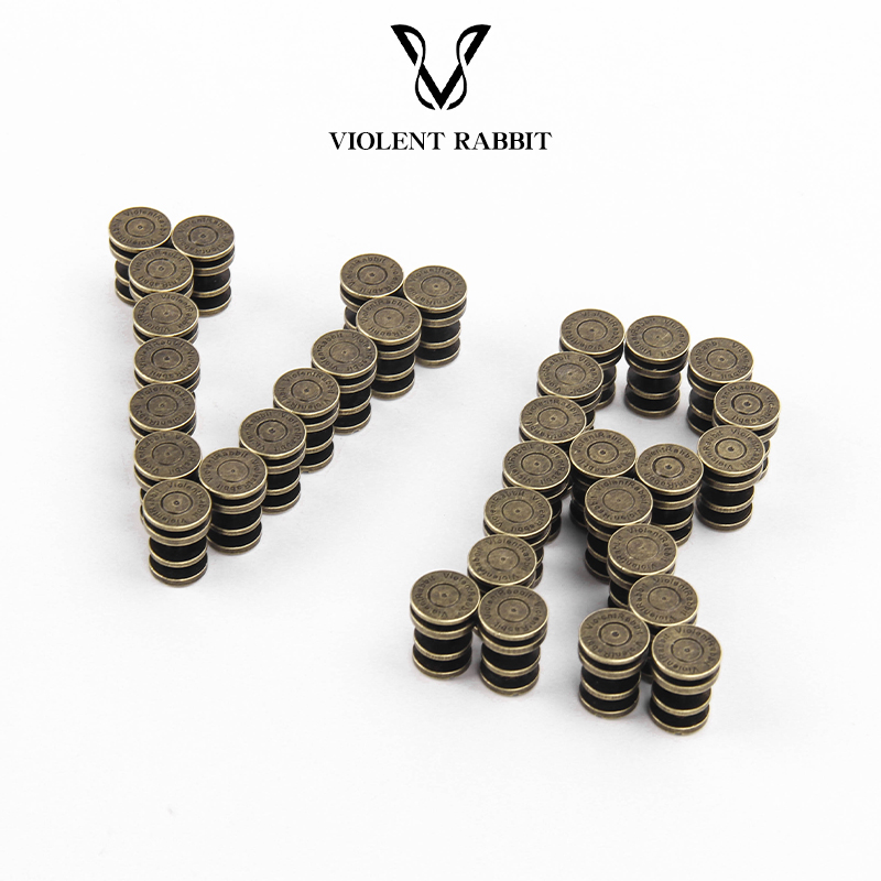 便捷装饰子弹螺丝快扣黄铜鞋带扣