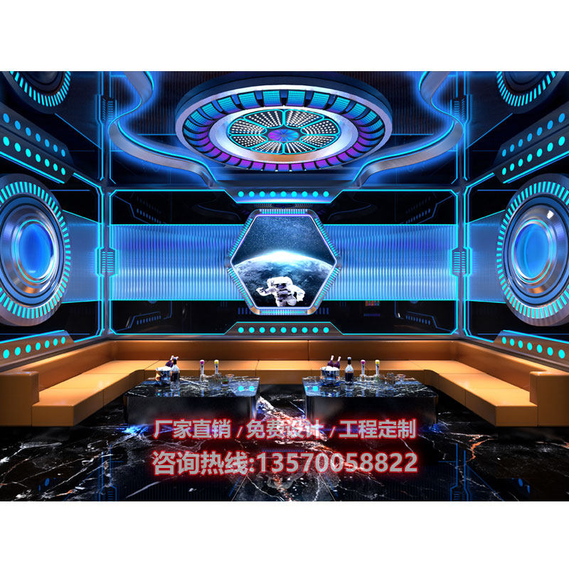 ktv造型定制派对包房模块化装修设计商务包间电音房灯光party k