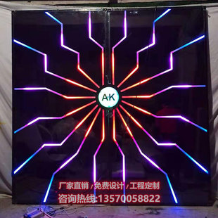 定制网红自动感应门 科技门 掌纹门 酒吧门 玻璃门抖音门 网红门