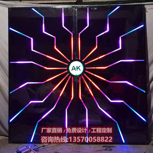 定制网红自动感应门 科技门 掌纹门 酒吧门 玻璃门抖音门 网红门