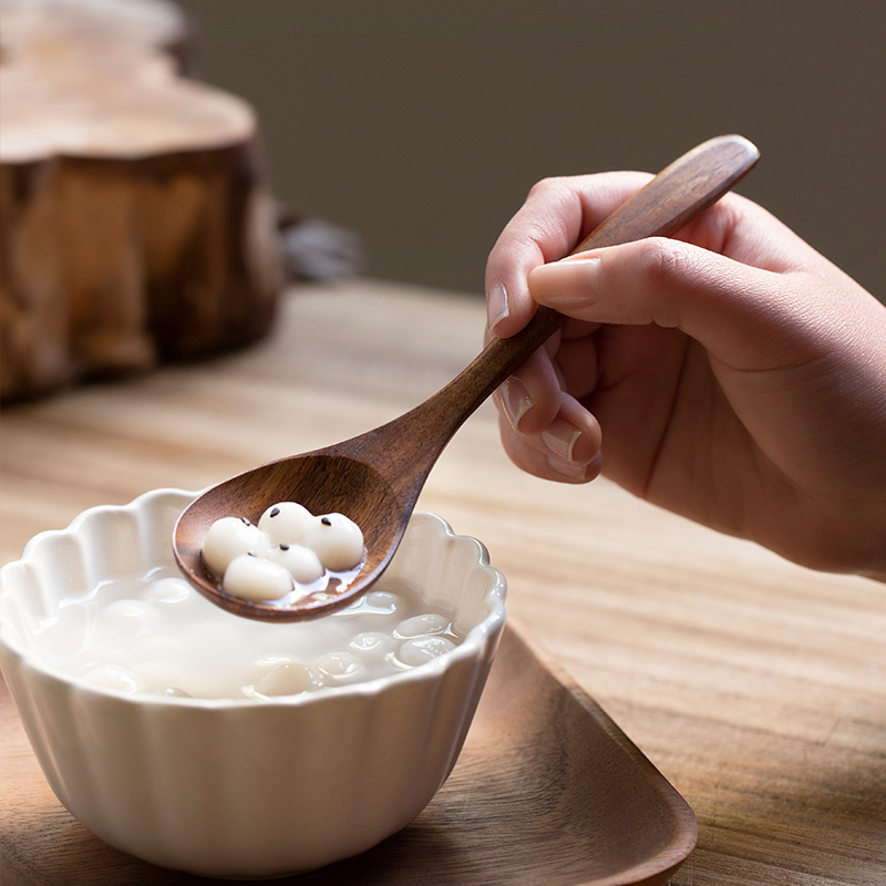 米立风物日式吃饭蜂蜜汤勺