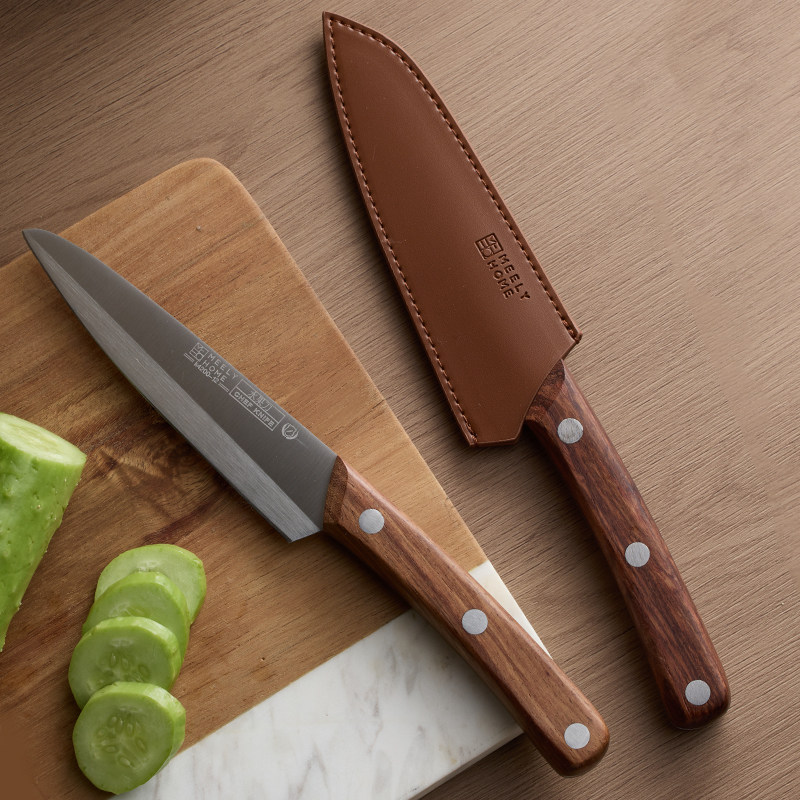 米立风物花梨木柄不锈钢水果刀家用切片刀果蔬削皮刀料理刀带刀套,厨房/烹饪用具,菜刀,淘宝优惠券,粉丝福利购,淘宝优惠卷