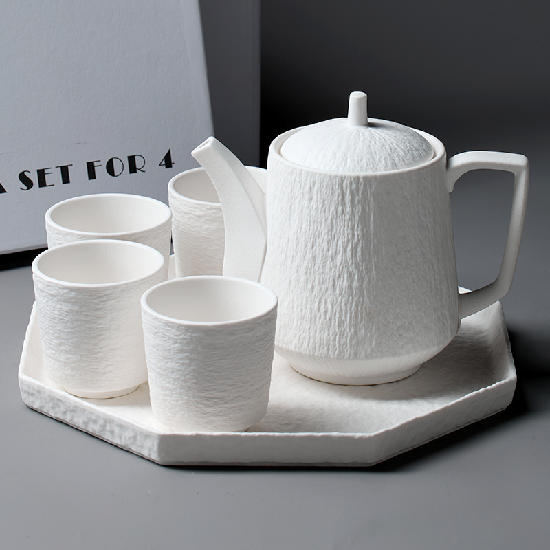 米立风物轻奢陶瓷水壶茶杯套装