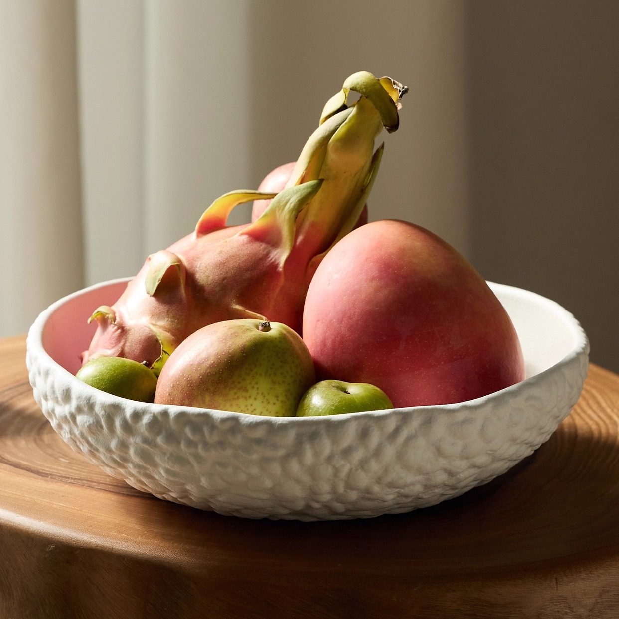 米立风物陶瓷水果盘轻奢高级感2026新款果盘客厅茶几家用零食盘,家居饰品,果盘/果篓,淘宝优惠券,粉丝福利购,淘宝优惠卷