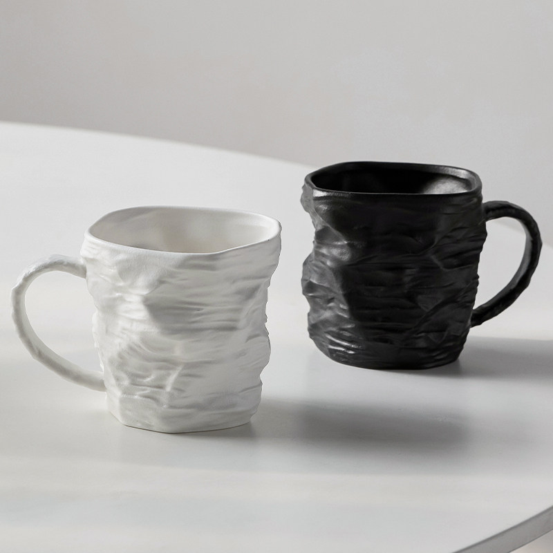 米立风物创意陶瓷马克杯个性潮流咖啡杯子家用办公室水杯情侣对杯