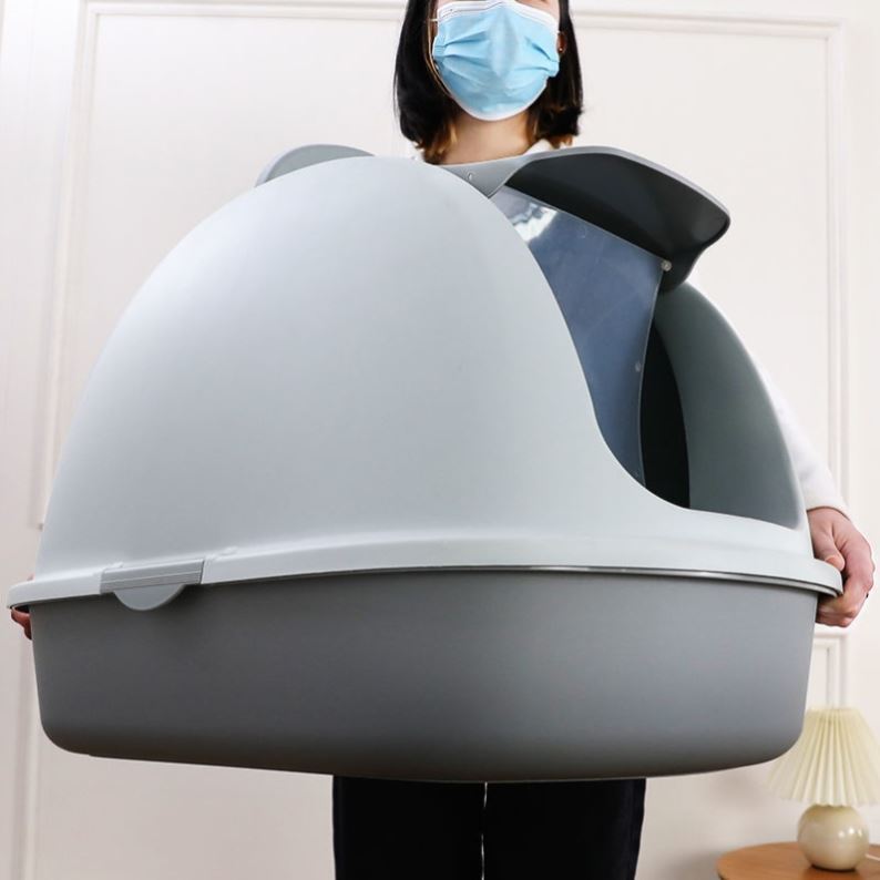 猫砂盆超大号全封闭质量好防臭防