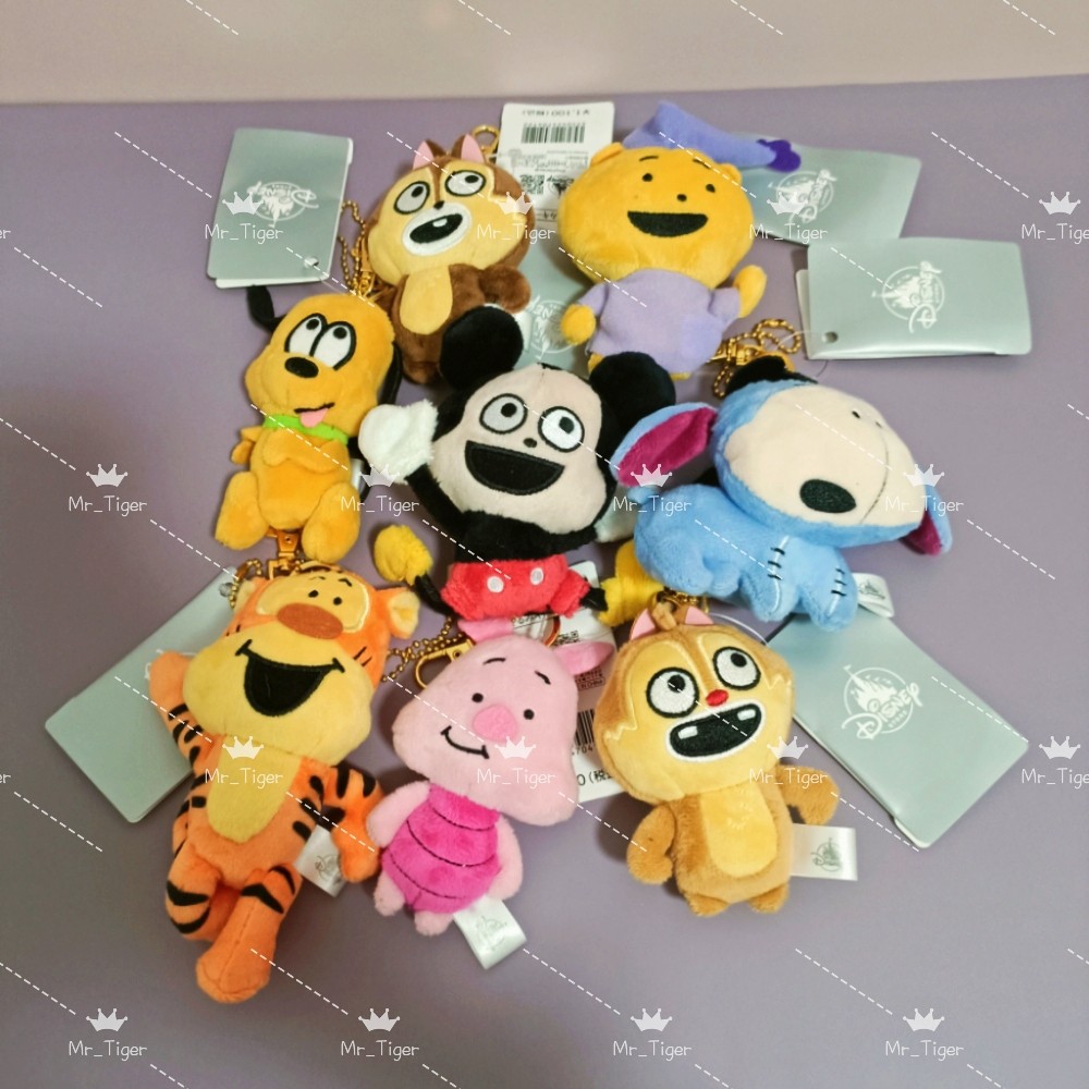 东迪丑萌傻乎乎噗噗米奇蒂蒂奇奇屹耳跳跳虎布鲁托皮杰猪挂件公仔