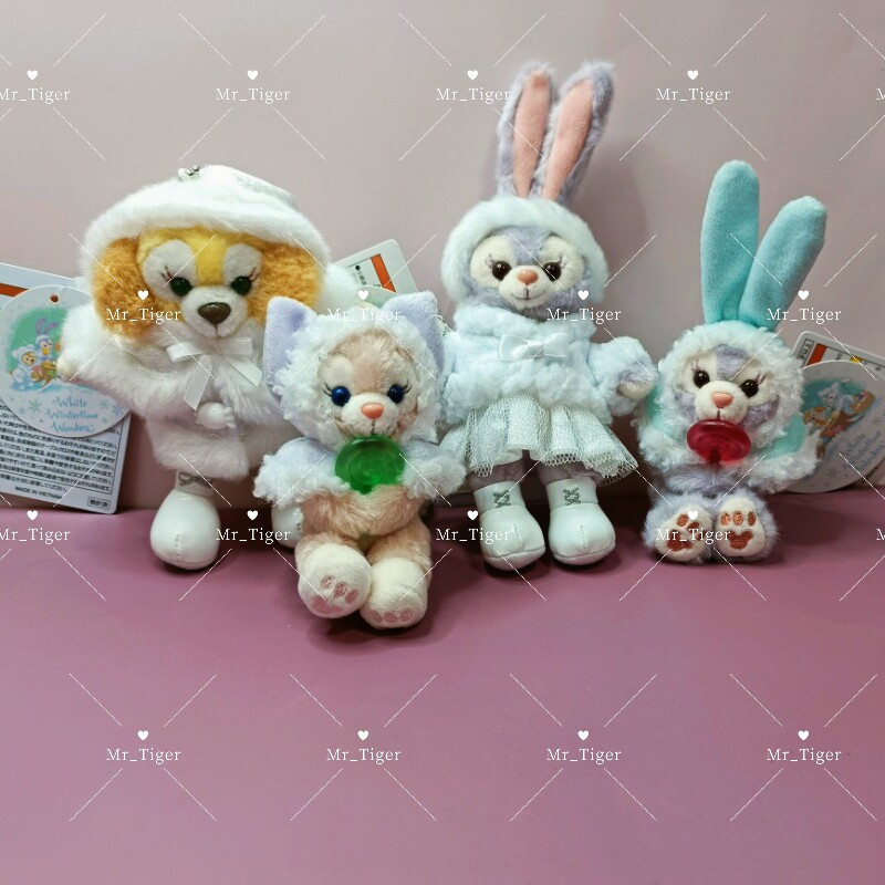 现货东京迪士尼2023冬日露露饼饼站姿挂件冬日露露贝儿坐姿挂件