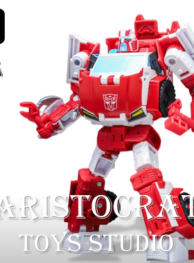 孩之宝变形金刚玩具 领袖纪元天尊世代 D级 08动画救护车