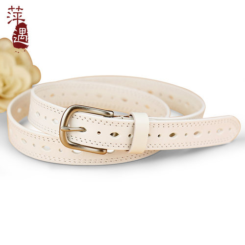 皮带女真皮头层纯牛皮夏季新款潮