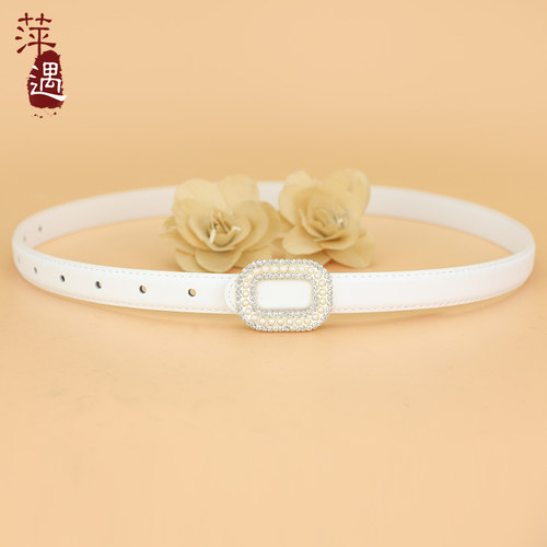 初恋小香风~真皮女腰带休闲简约