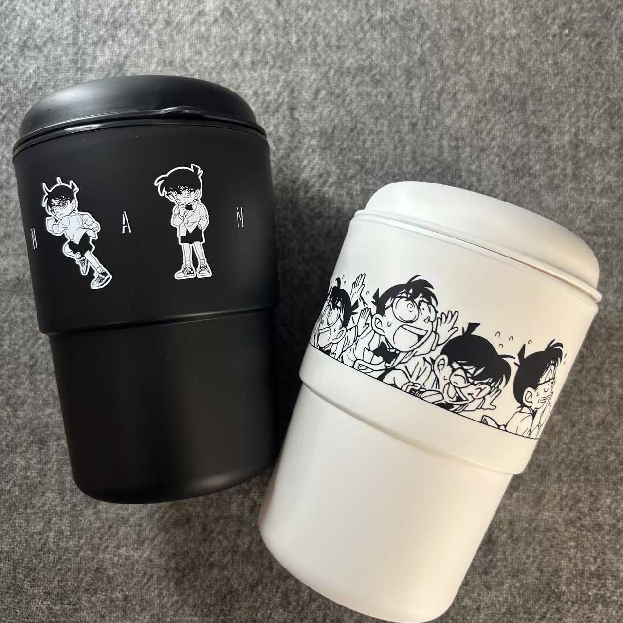 柯南机场限定咖啡杯塑料杯水杯