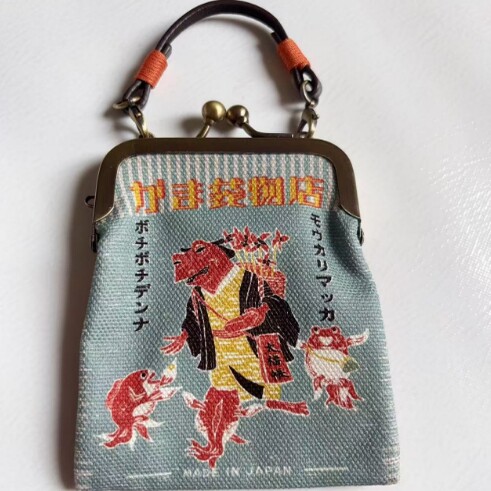 日本AYANOKOJI帆布口金包卡包