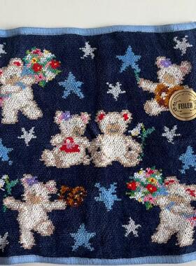 Feiler日本代购手帕 25×25 国内现货 日本限定限量 纯棉手帕毛巾