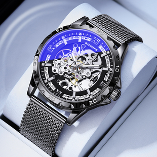 2026新款手表男款纯机械表全自动陀飞轮瑞士原装进口防水学生男士