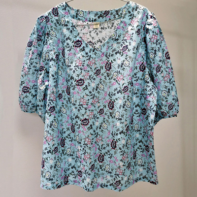 画子行山水韩国进口纯棉套头