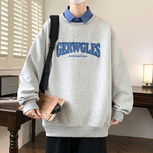 春季 翻领打底卫衣12岁男孩13青少年14中学生15大童长袖 T恤POLO衫