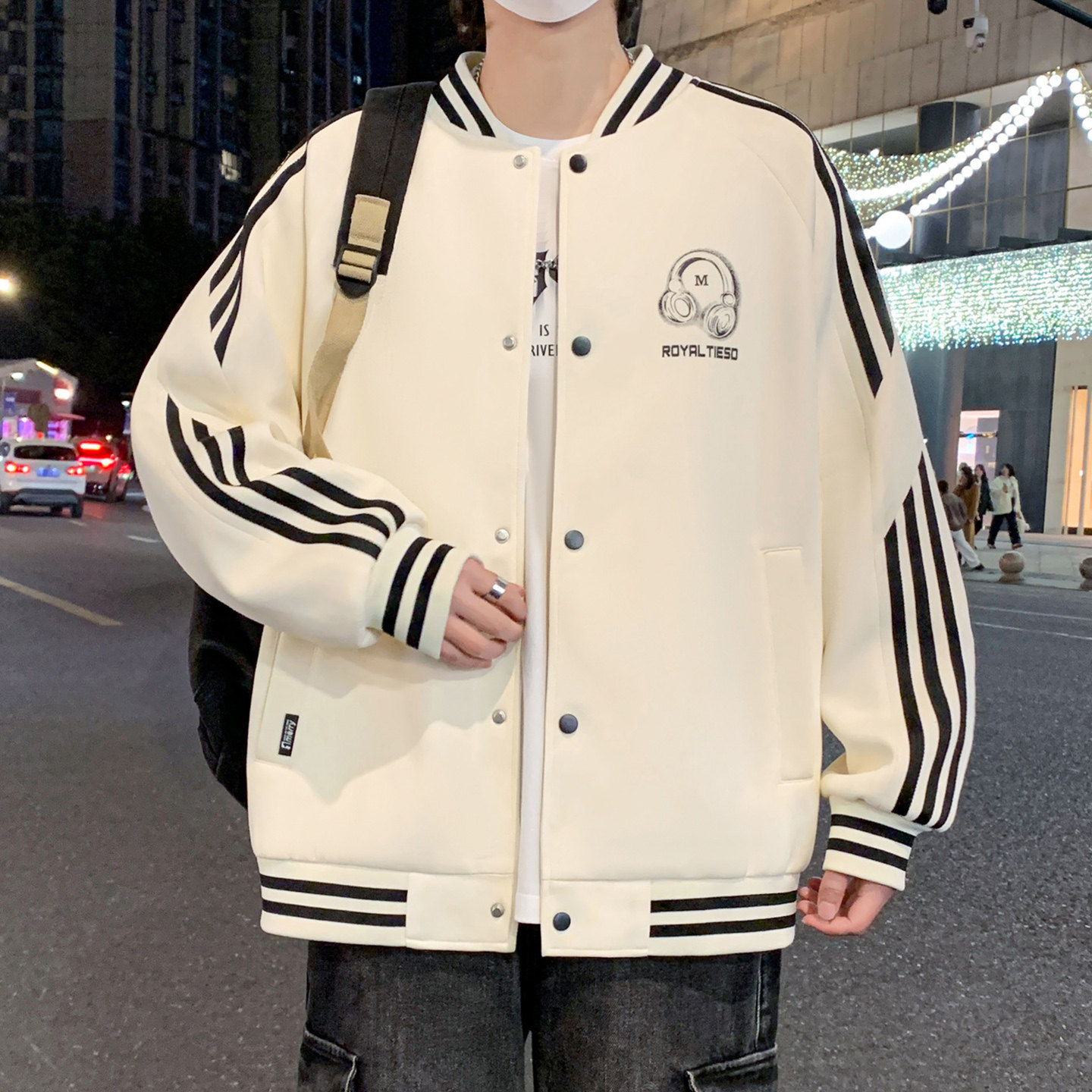 男孩13春季宽松棒球服外套12岁初中学生14夹克15大童休闲运动开衫