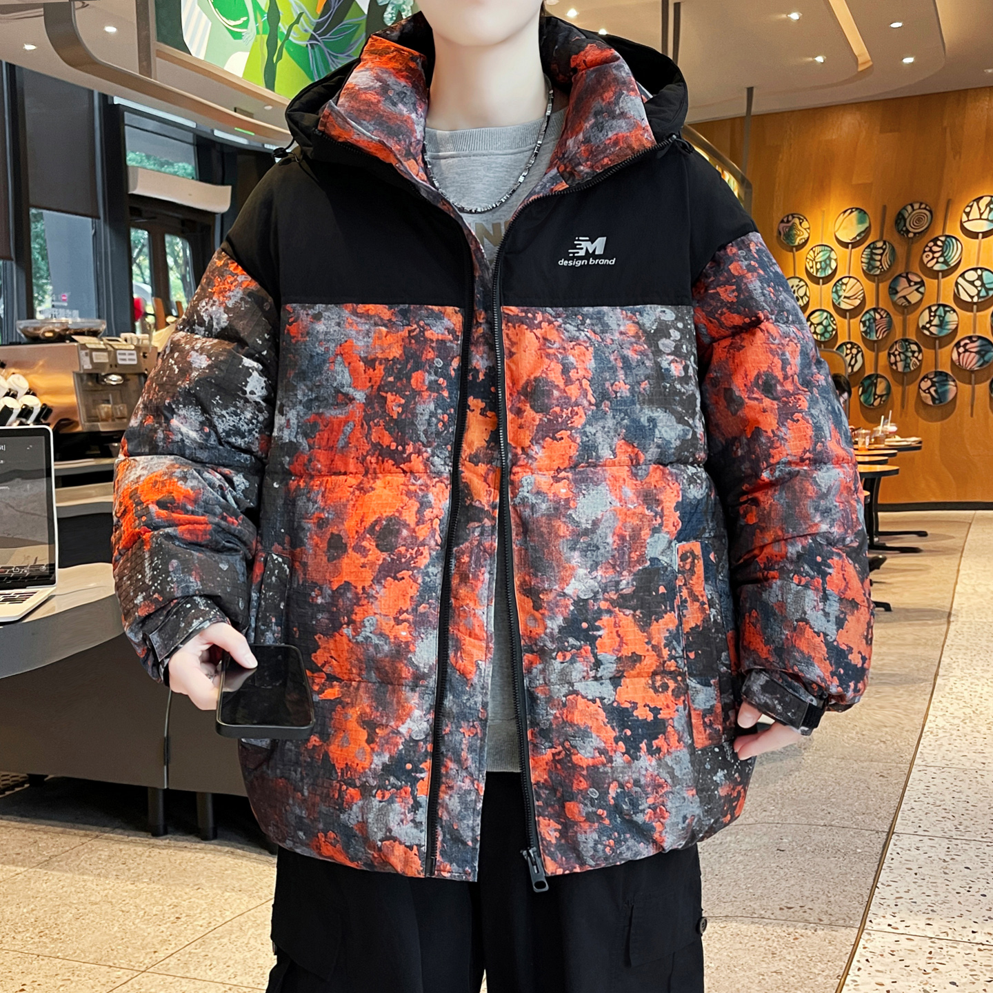 冬季青少年加厚棉衣外套羽绒棉服