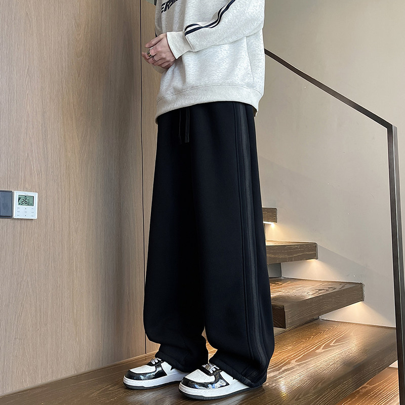 春秋季13潮流松紧腰休闲裤男孩14初中学生15岁青少年大童直筒卫裤,男装,休闲裤,淘宝优惠券,粉丝福利购,淘宝优惠卷