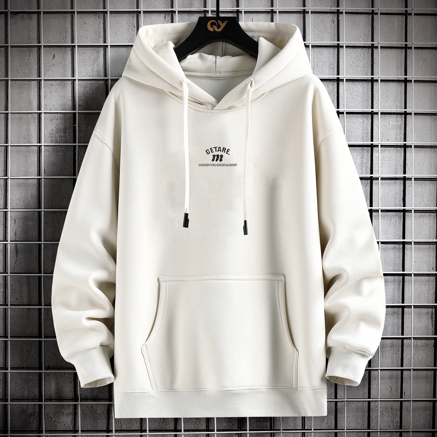 春季连帽卫衣12男孩13初高中学生15岁大童16潮流运动宽松长袖T恤