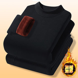 青少年冬季加绒加厚保暖内衣套装12岁男孩16中学生14纯棉秋衣秋裤