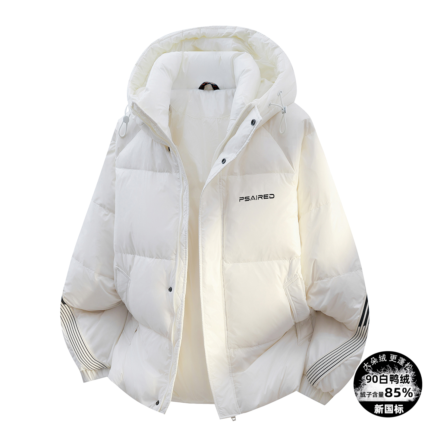 冬季男孩潮流宽松羽绒服大童外套