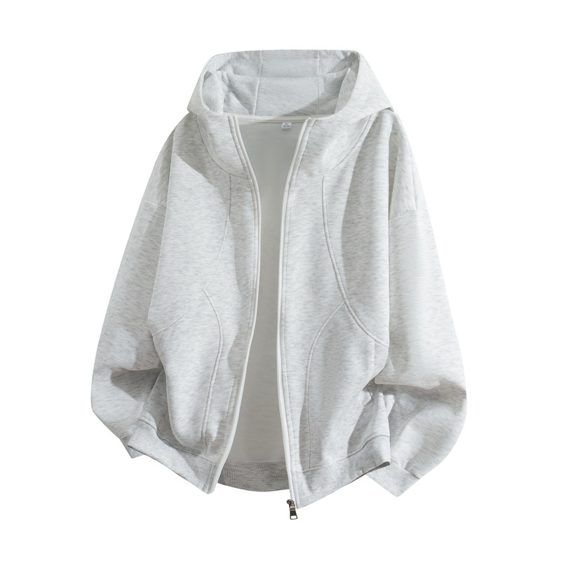 春季卫衣开衫男孩13初高中学生15岁青少年大童16宽松连帽运动外套