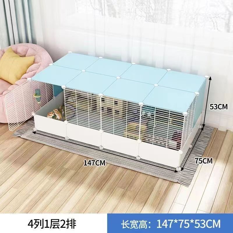 荷兰猪笼子小型宠物保暖仓鼠笼豚鼠荷兰猪超大空间笼子