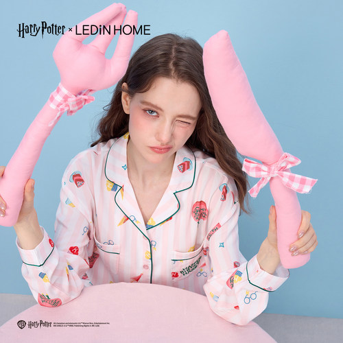 LEDiN HOME乐町睡衣哈利波特双口袋防凸点套装家居天丝生日礼物