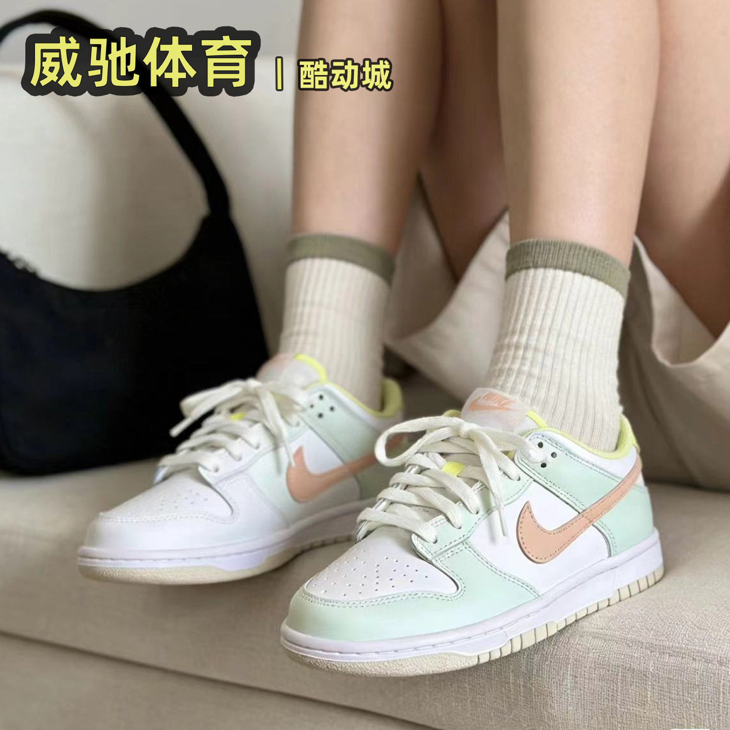 Nike Dunk GS 大童女子低帮时尚百搭运动休闲滑板鞋 IV2861-181