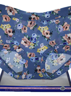 彩田花仙子内裤女高腰大码冰丝印花石墨烯速干包臀21532中年平脚