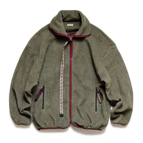 摇粒绒宽松夹克外套立领春秋