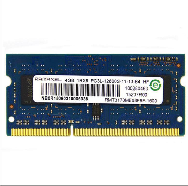 ramaxel 4gb pc3l-12800s rmt3170me68f9f-1600 笔记本内存条