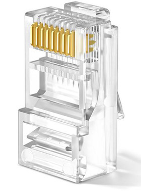 TP-LINK TL-EH5e01-100超五类非屏蔽网络水晶头RJ45 六类水晶头