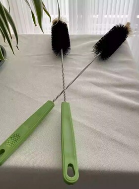 长柄水瓶清洗刷小口壶玻璃酒瓶细口径长颈饮料瓶清洁刷厨房通用刷