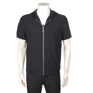 华斯度专柜正品 针织开衫 男士 短袖 21F081891 连帽休闲时尚 VASTO