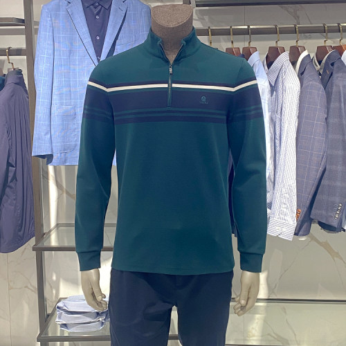 华斯度长袖商务休闲中年