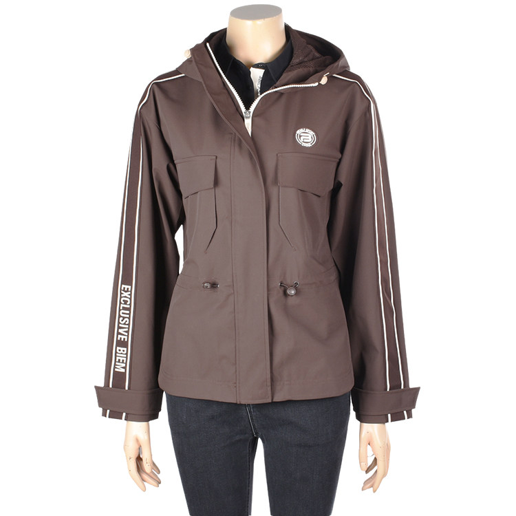 BIEM.L.FDLKK比音勒芬高尔夫秋季女士户外工装风连帽外套防风透气