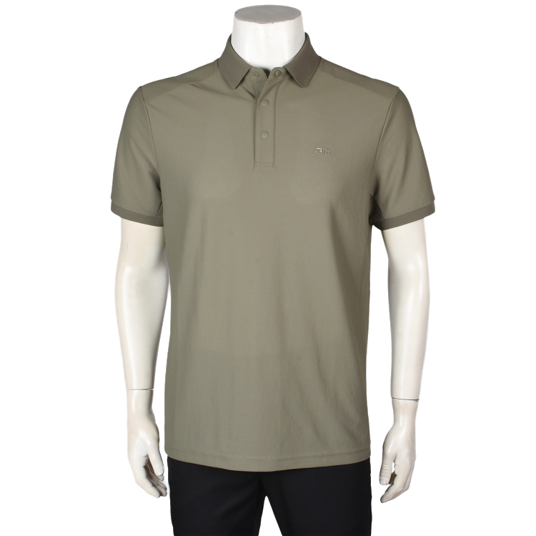 GYgoldlion/金利来GY服饰正品新款男装夏季简约休闲翻领短袖上衣