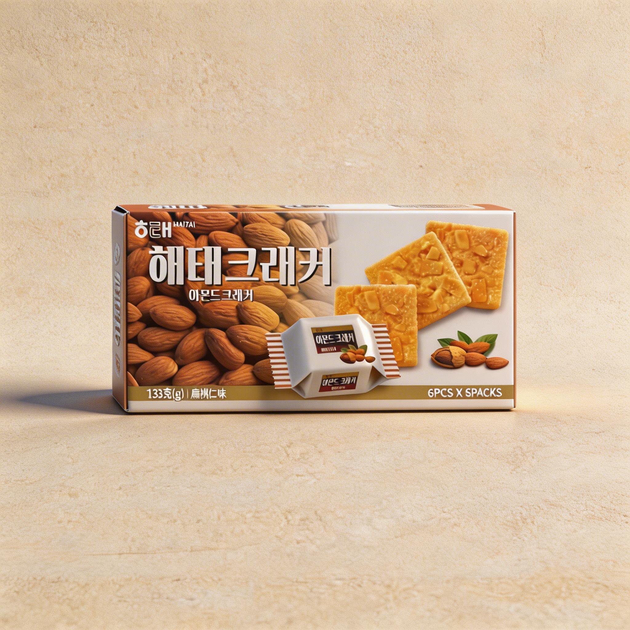 韩国进口海太饼干奶酪味扁桃仁味苏打马铃薯味充饥零食品独立包装