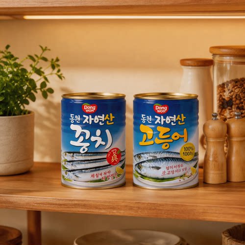 鲐鲅鱼韩国进口dongwon东远罐头