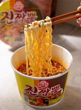 不倒翁奶油海鲜面部队火锅方便面杯面泡面即食速食桶装原装进口面