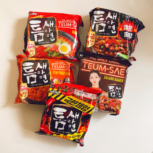 paldo极地麻辣泡菜拉面韩国