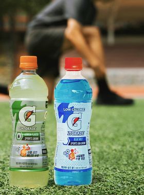 乐天佳得乐韩国进口饮料柠檬味健身运动零脂肪 gatorade 蓝色饮品