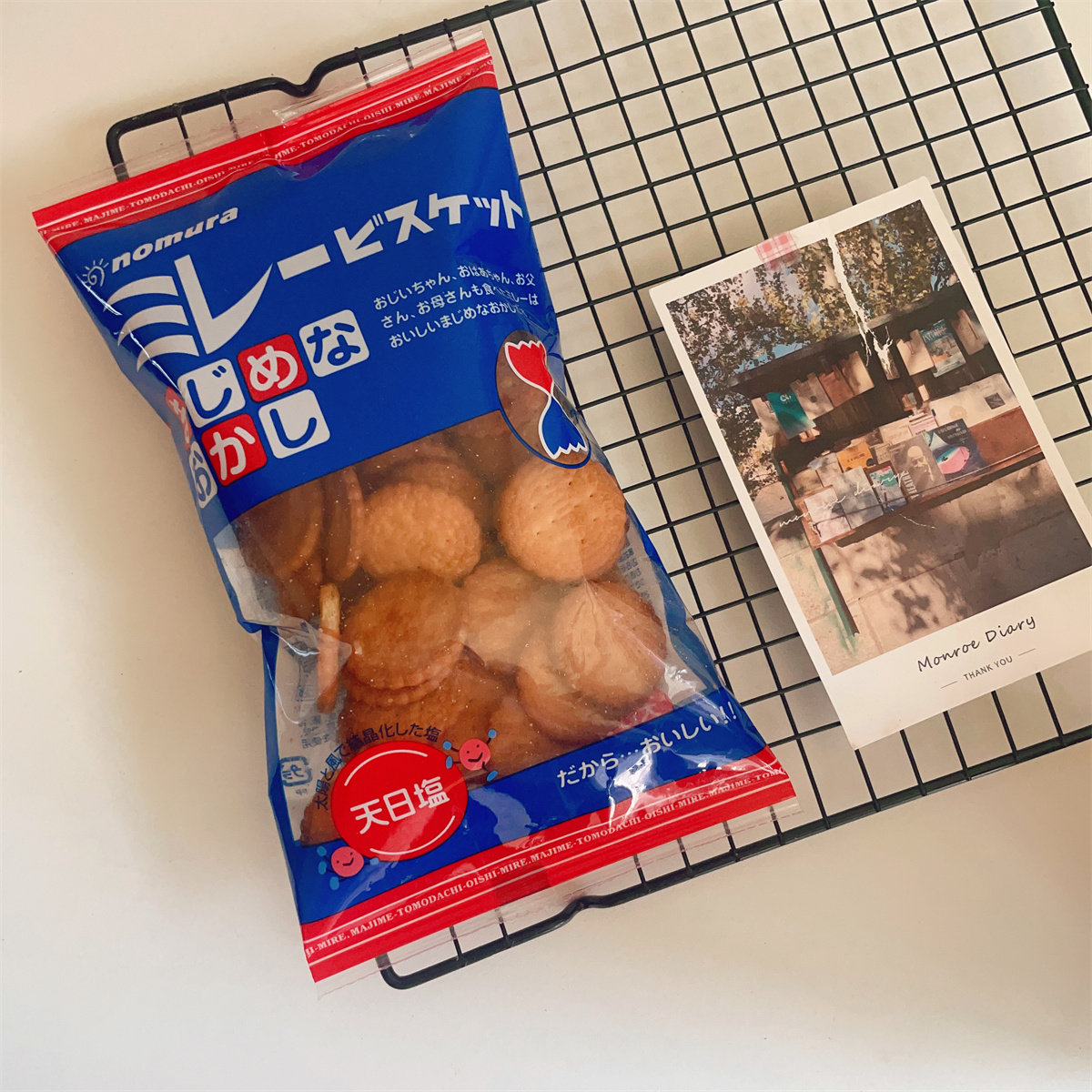日本进口零食野村小饼干薄脆点心nomura酥性饼干下午茶歇 蔡文静