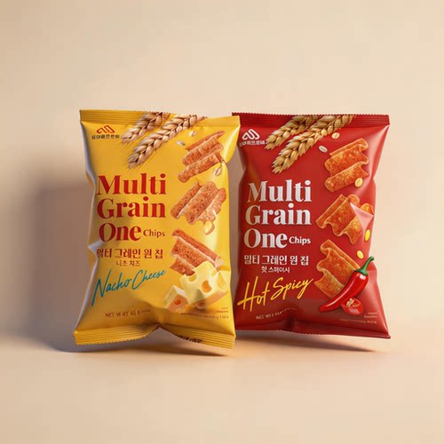 韩国进口零食多口味薯片虾片多口味膨化食品休闲零食
